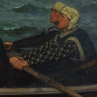  Agnes Slott Møller 1. styrbord, maleri Valdemar Sejrs hjemkomst