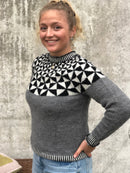 Malteser-sweater med rundt bærestykke