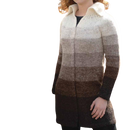 Jakke tone i tone, pladegarn fra Island